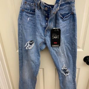 levi 501 Skinny jeans Size 28 NWT